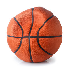 Fototapeta premium deflated basketball ball