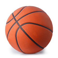 Basketballball isoliert auf weiß