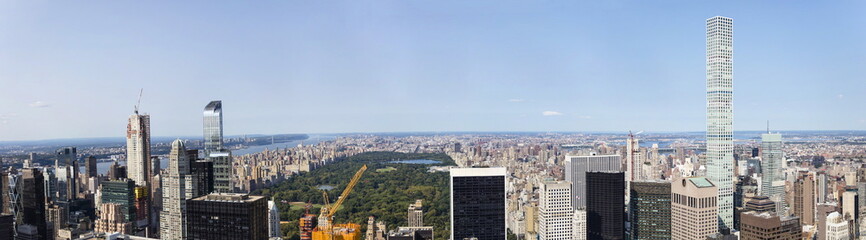 View at Central Park and Manhatten, New York, United States