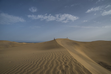 Fototapeta na wymiar Le Dune di Maspalomas in Gran Canaria