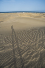 Fototapeta na wymiar Le Dune di Maspalomas in Gran Canaria