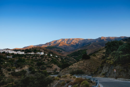 La Maroma mountain in the Sierra Tejeda, Andalucia, Spain