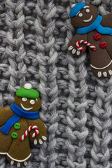 gingerbread man background texture chunky - 176739913