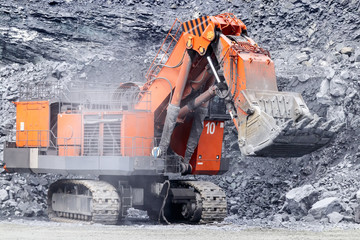 Mining excavator