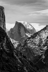 El Capitan in black and white