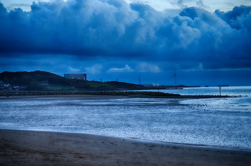 morecambe view sea beach city