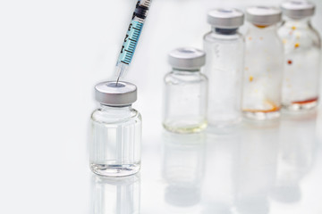 Vaccine with syringe