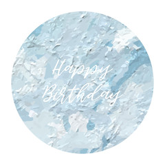 Light blue pastel circle background in vintage summer