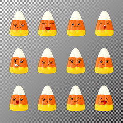 Emoji of corn candy