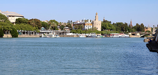 Torre del Oro y Guadalquivir, Sevilla