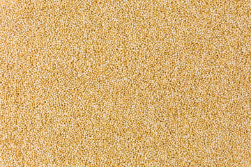 background of puffed amaranth seeds