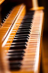 Piano close up