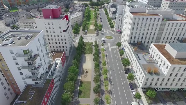 Vue a&eacute;rienne urbaine