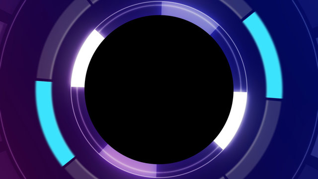 Blinking Concentric Circles Overlay