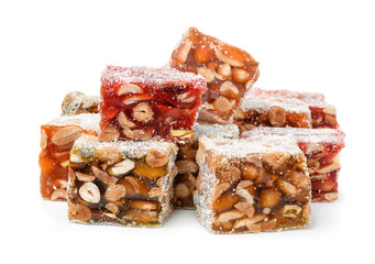 Group of delights with nuts