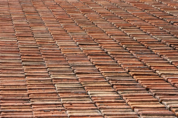 Old traditional ceramic tiling texture