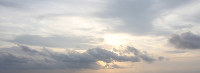 Ciel couché de soleil