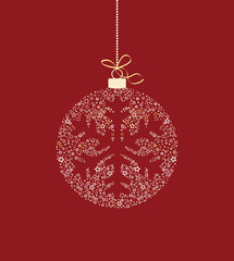 Christmas ball decoration