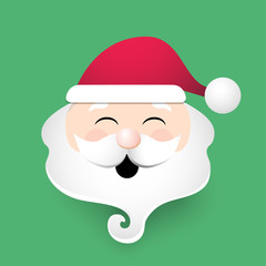 Christmas background with Santa Claus 