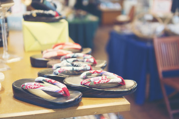 Japanese wooden shoes