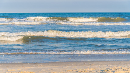 Ocean surf at sandy beach