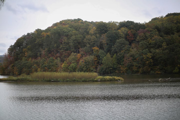 Landscape Photo of Claytor Lake in Virginia During Autumn