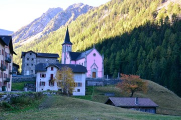 Fototapeta na wymiar Trient, Suiza