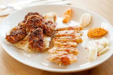 Traditional balkan meat dish