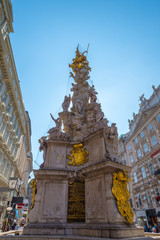Plague column in Vienna Austria September 2017
