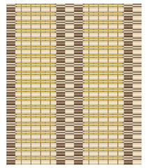 Seamless vector texture of bamboo curtain or thatched table mat. Swatch is included in vector file.