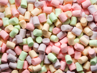 colorful marshmallows candy for background uses