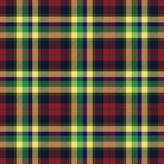 Seamless traditional Scottish colourful tartan fabric / cloth background or texture - 176767701