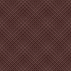 Dark chocolate wafer seamless pattern. Illustration of a waffel seamless texture with the colors of dark chocolate. 