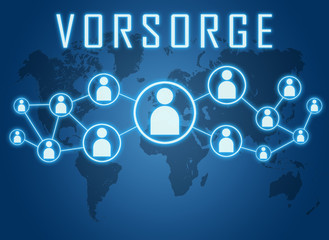 Vorsorge text concept