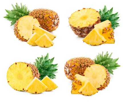 pineapple isolated on white