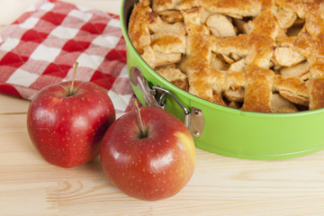 Home made apple pie