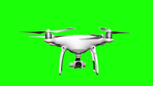 Drohne auf Greenscreen