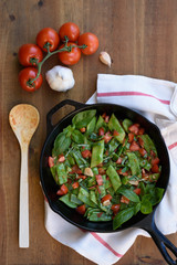 Italian Flat Beans Side Dish