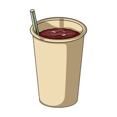 Glass, single icon in cartoon style.Glass, vector symbol stock illustration web. © pandavector