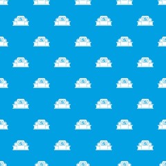 Airport baggage scanner pattern seamless blue