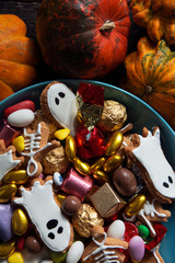 Trick or Treat - Halloween Jack o Lantern candy bowl  