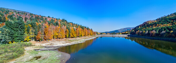 Lac de la Lauch, a lake in the Vosges mountains - Haut-Rhin, France