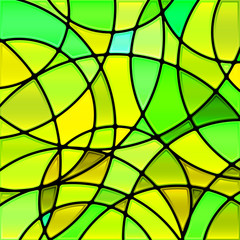 abstract vector stained-glass mosaic background