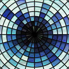 Naklejka premium abstract vector stained-glass mosaic background