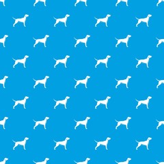 Dog pattern seamless blue