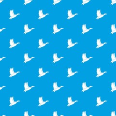 Duck pattern seamless blue