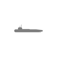 Military submarine icon