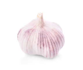 Garlic isolated on white background