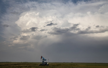 Storm Clouds Canada Oil Jack