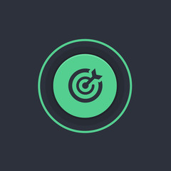 Modern Circle App Button